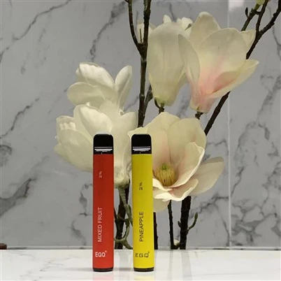 Kertakäyttöinen elektroninen savuke, jossa 600 iskua